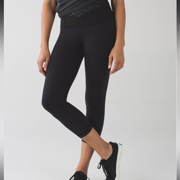 Lululemon Wunder Under Crop (Hi-Rise) *Full-On Luon - Picture 5 of 14